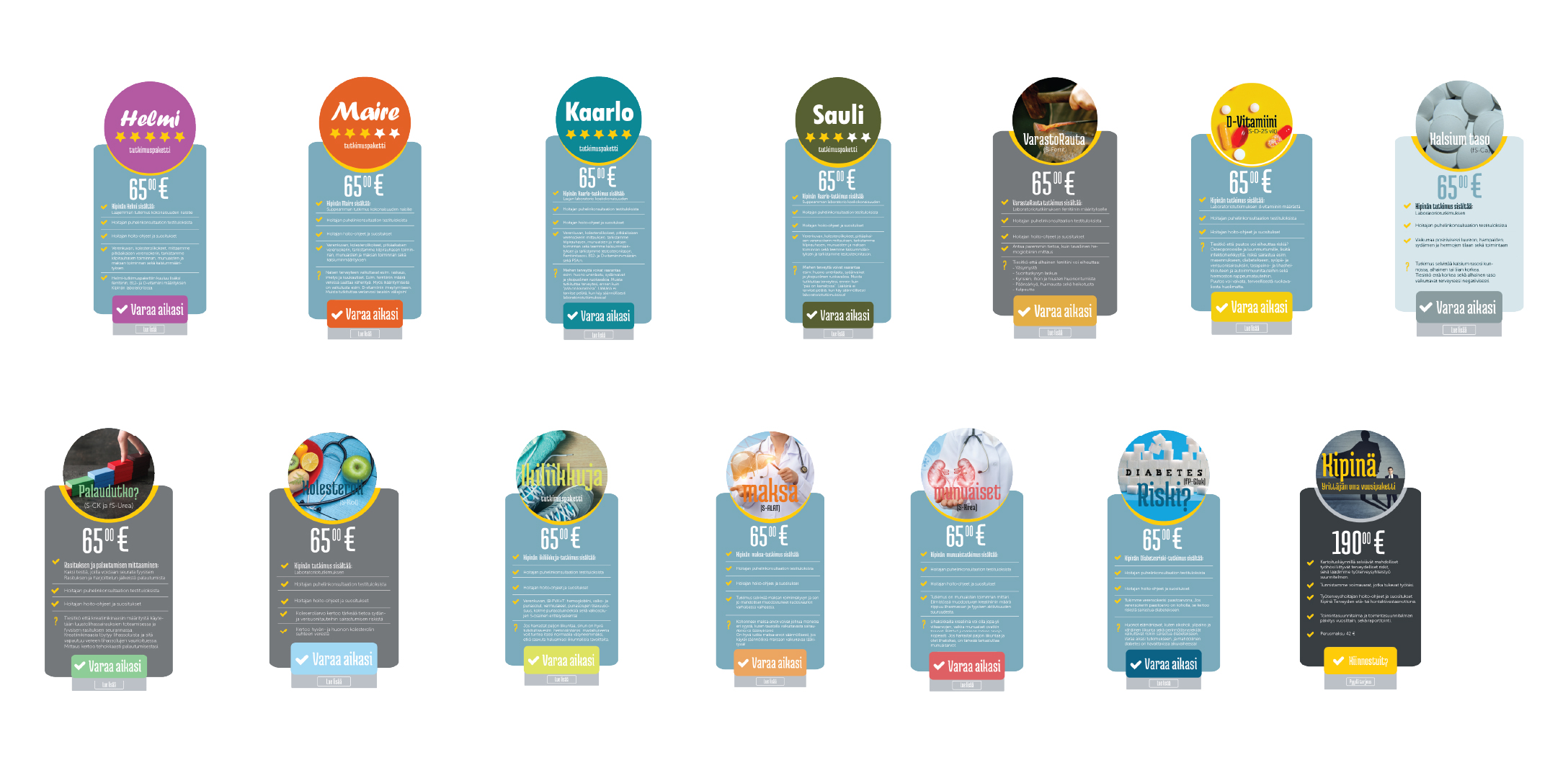 Mira Tevajärvi (Teva Design) suunnitteli Kipinä Terveyden asiakaslähtöiset työterveyspalvelupaketit, infograafit ja sopimuspohjat. Erottuva ja selkeä visuaalinen ilme tukee asiakkaita valinnoissa.